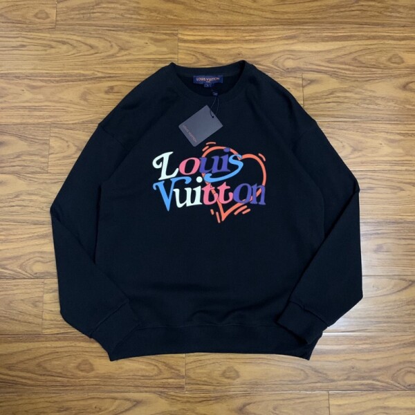 블링크,루이비통 louis vuitton 레인보우 프린트 커플 긴팔 맨투맨