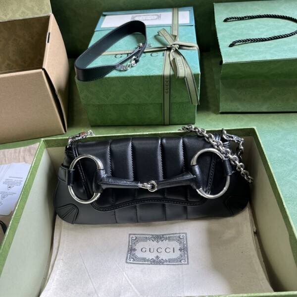 위핑,구찌 GUCCI 스타일리시한 홀스빗 디자인 블라우스 숄더백 764339 27*11.5*5cm