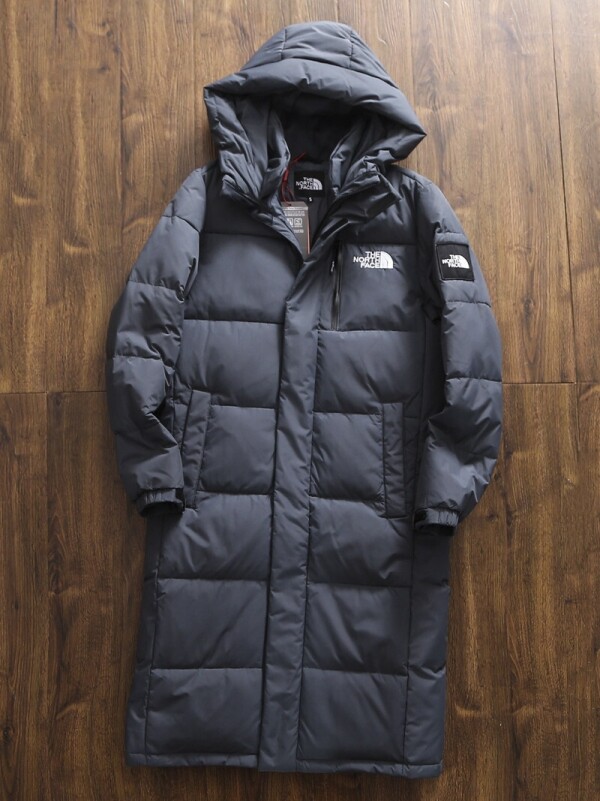 위핑,노스페이스 The North Face 커플 롱 패딩 점퍼 코트 짙은 회색