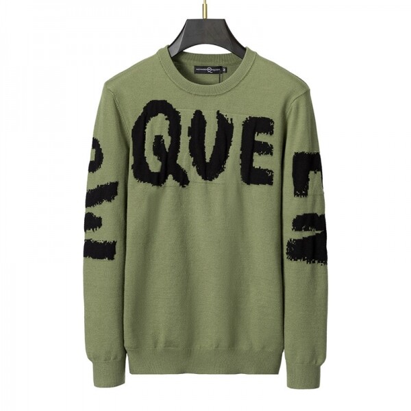 위핑,알렉산더 맥퀸 Alexander McQueen 모던 블랙 스웨터 남여 공용