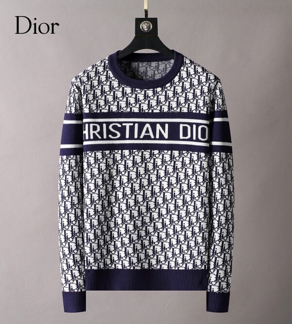 위핑,디올 DIOR 클래식 남성 라운드 니트 스웨터
