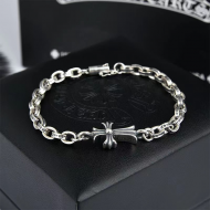 크롬하츠 Chrome Hearts 925 실버 커플 십자가 팔찌