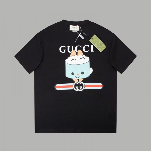 에이프,구찌 GUCCI 캐릭터 프린팅 반팔 티 유니