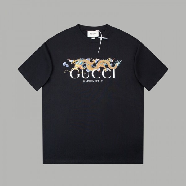 위핑,구찌 GUCCI 이니셜 로고 프린트 반팔 티 유니