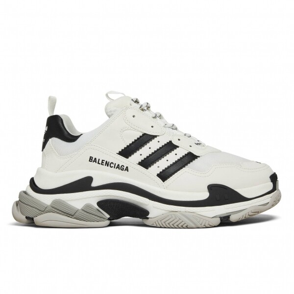 위핑,발렌시아가 X 아디다스 adidas x Balenciaga 트리플 S 화이트 블랙 Triple S  710021W2ZB19112