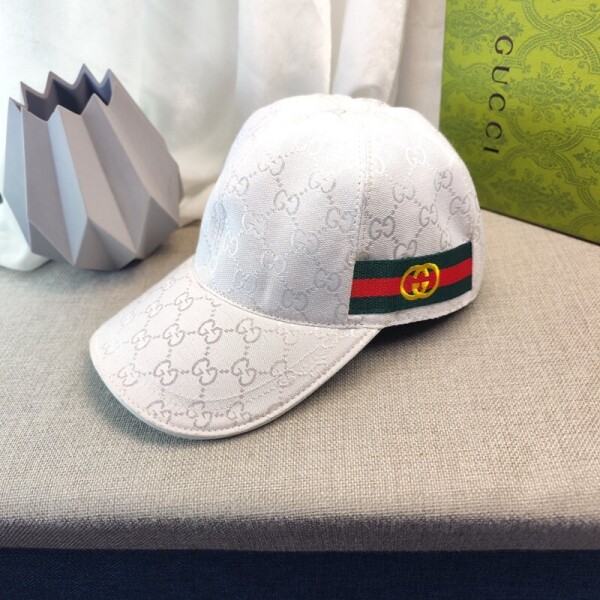 블링크,구찌 GUCCI 더블 G-적록 스트랩 캐주얼 멀티 스냅백 남여공용