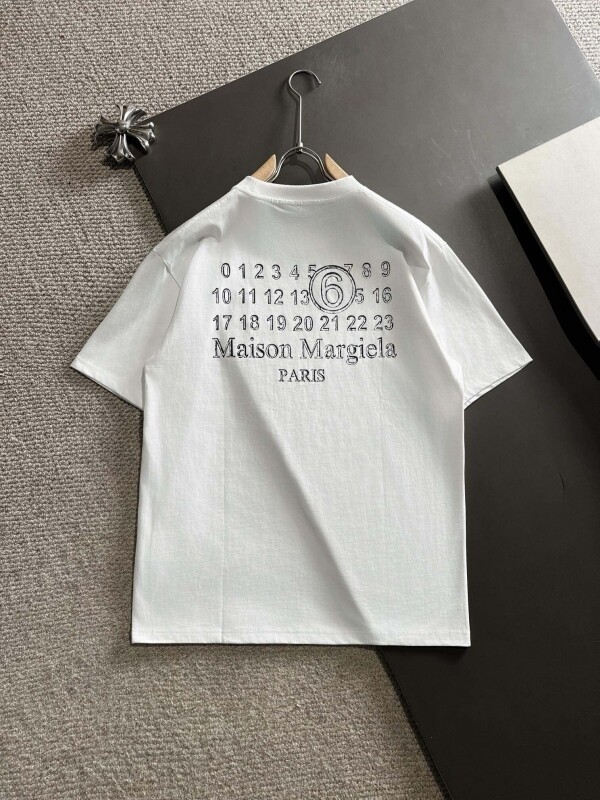 위핑,메종마르지엘라 Maison Margiela 고밀도 남여공용 반팔 MM6