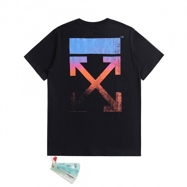 위핑,오프화이트 OFF WHITE 그러데이션 스페셜 한정 반팔 티