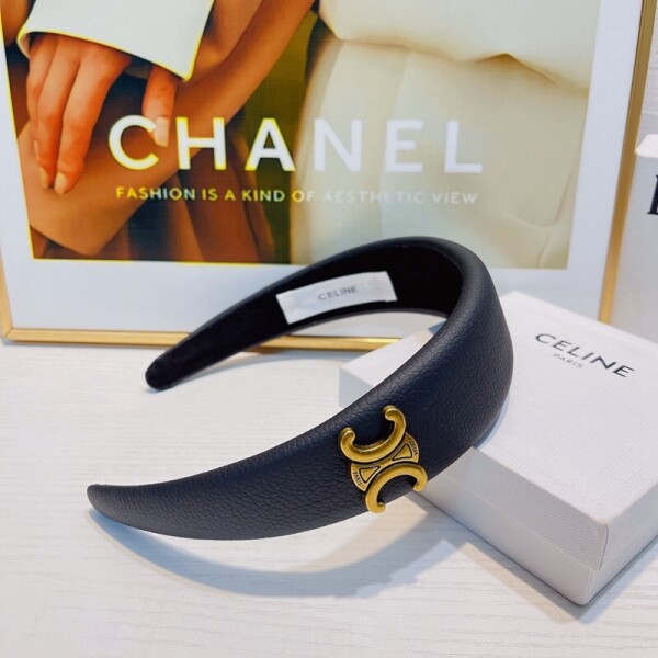위핑,셀린느 CELINE 클래식 로고 패션 트렌드 머리띠