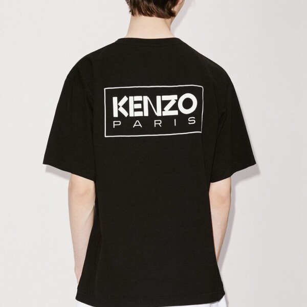 블링크,겐조 KENZO 블랙 화이트 알파벳 남성 반팔