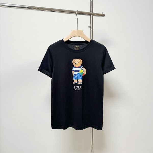 위핑,폴로 랄프로렌 POLO RALPH LAUREN 곰돌이 프린트 패션 캐주얼 반팔 티 남녀공용