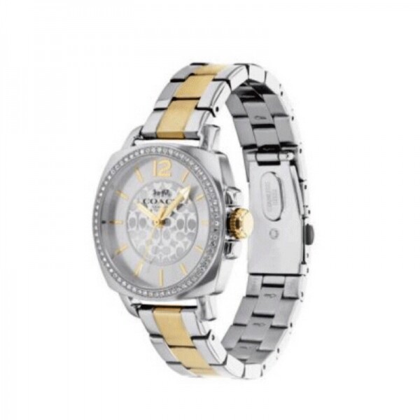 위핑,Coach 코치 Logo Womens Tone Stainless Steel Watch 14503143