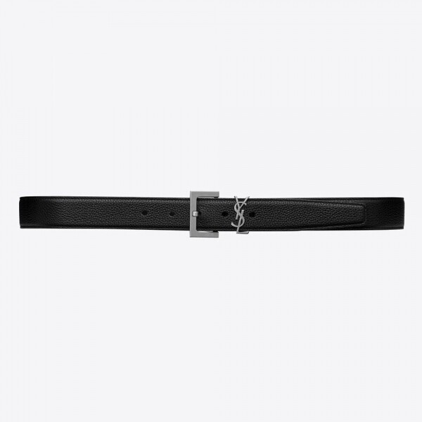 블링크,생로랑 Saint Laurent 카산드레 벨트 인 그레인 가죽 634440DTI0E1000 3CM