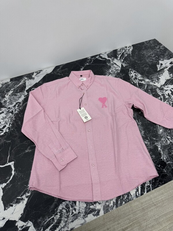 블링크,아미 Ami 다재다능한 패션 긴팔 셔츠 핑크