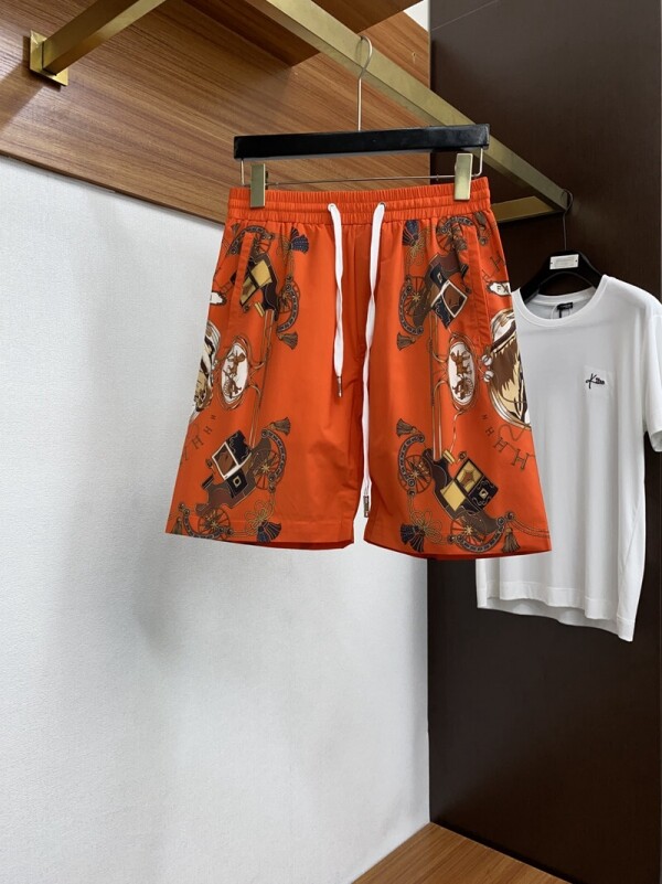 위핑,에르메스 Hermès 클래식 빈티지 캐주얼 반바지