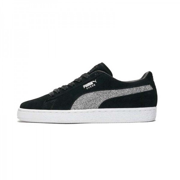 위핑,PUMA 푸마 스웨이드 클래식 스와로브스키 블랙 실버 366324-01
