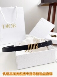 디올 DIOR 클래식 모던 자동 벨트 폭:2.0 cm