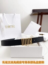 디올 DIOR 클래식 모던 자동 벨트 폭:2.0 cm