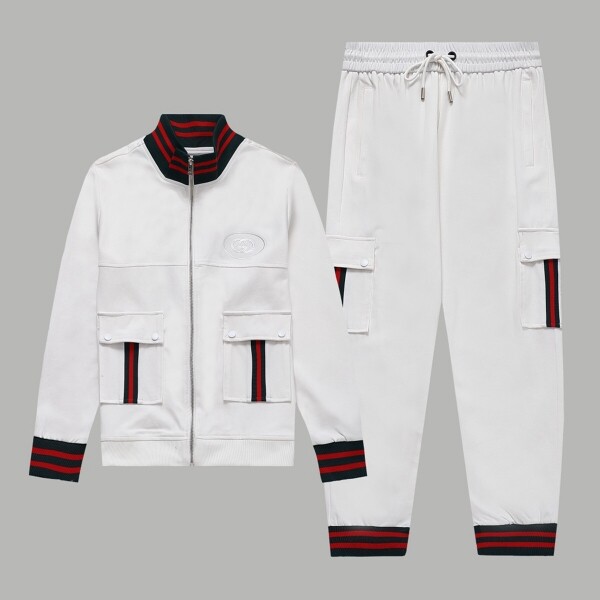 블링크,구찌 GUCCI 스타일리쉬 자수 로고 커플세트(집업점퍼+캐주얼바지)