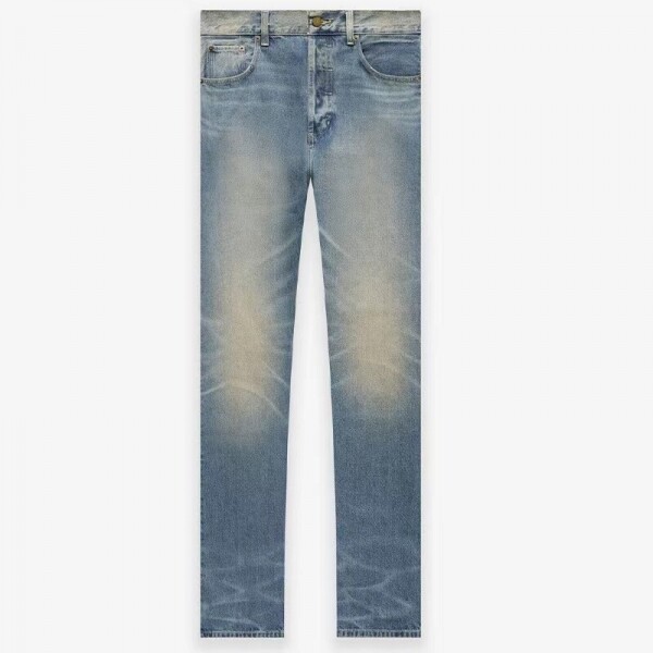 위핑,피어오브갓 FEAR OF GOD FOG 에센셜 5 포켓 진 인디고