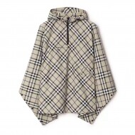 버버리 BURBERRY 박시하고 편안한 모던체크 케이프 숄 숏코트 남녀공용