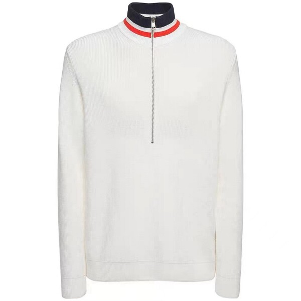 위핑,몽클레르 MONCLER 패션스쿨룩 니트 터틀넥 집업 니트 남녀 공용