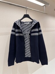 디올 DIOR 노안 양면 캐시미어 지퍼 카디건