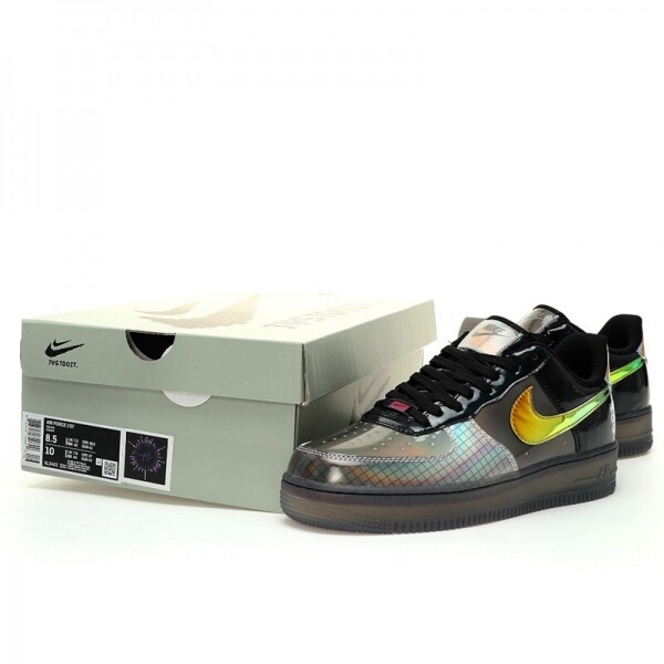 위핑,나이키 Nike 클래식 로우탑 슬립온 사이버펑크 그레이 블랙 홀로그램 슈즈 남녀공용 XL2402-222