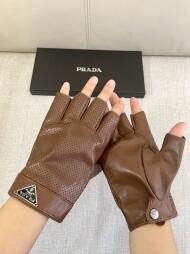프라다 PRADA 클래식 삼각 로고 캐주얼 벙어리 장갑