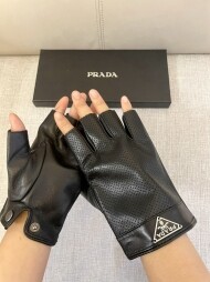 프라다 PRADA 클래식 삼각 로고 캐주얼 벙어리 장갑
