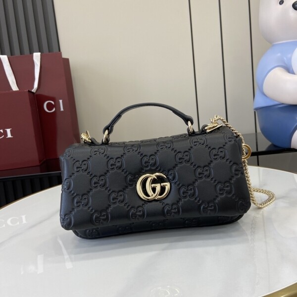 블링크,구찌 GUCCI Milano 클래식 GG 엠보 모던 토트 숄더백 21*12.5*4.6cm