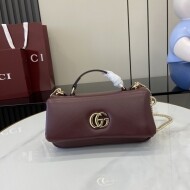 구찌 GUCCI Milano 모던 심플 레드 토트백 21*12.5*4.6cm
