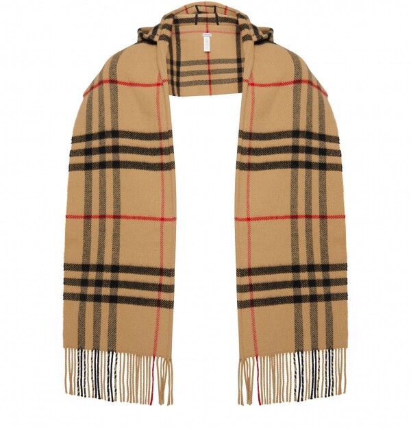 블링크,버버리 BURBERRY 자켓 체크 후드 스카프 BUR736B3BEIZZZZZ00