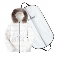 몽클레르 MONCLER 클래식 로고 스타일리쉬한 조거 디자인 퍼 칼라 후드 패딩 점퍼