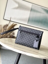 루이비통 louis vuitton 클래식 로고 패턴 스타일리쉬 클러치 N40504