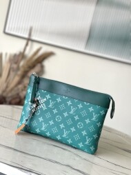 루이비통 louis vuitton 클래식 로고 패턴 스타일리쉬 클러치 M12665