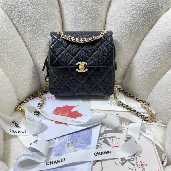위핑,샤넬 CHANEL 클래식 더블 C 체인 백팩
