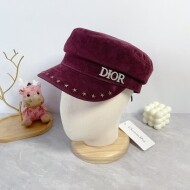 디올 DIOR 로고 장식 패션 트렌드 빈티지 디자인 베레모