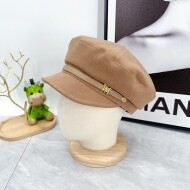디올 DIOR 로고 장식 패션 트렌드 빈티지 디자인 모직 모자