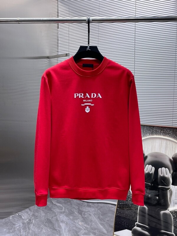 위핑,프라다 PRADA 모던 클래식 캐주얼 맨투맨 남녀 공용