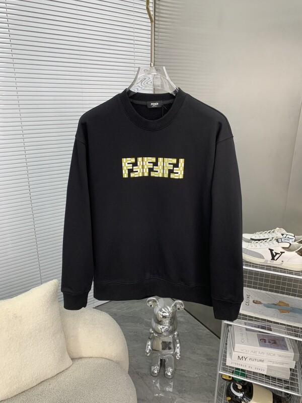 위핑,펜디 FENDI 로고 패셔너블한 캐주얼 만능 맨투맨 남녀공용