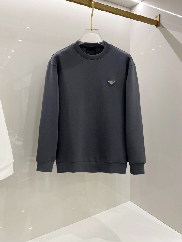 위핑,프라다 PRADA 클래식 로고 캐주얼 맨투맨 남녀공용