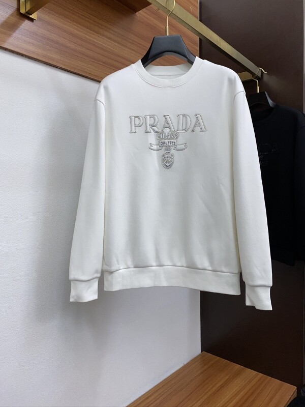 위핑,프라다 PRADA 클래식 로고 캐주얼 맨투맨 남녀공용