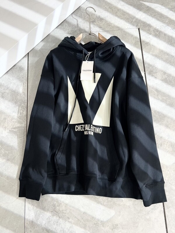 위핑,발렌티노 Valentino 로고 트렌디 캐주얼 맨투맨 남녀공용