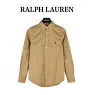 폴로 랄프로렌 POLO RALPH LAUREN 클래식한 솔리드 스몰 와펜 워마 자수 셔츠 남녀 공용