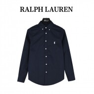 폴로 랄프로렌 POLO RALPH LAUREN 클래식한 솔리드 스몰 와펜 워마 자수 셔츠 남녀 공용