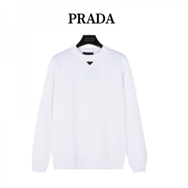 위핑,프라다 PRADA 모던 클래식 삼각 로고 맨투맨