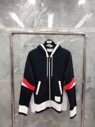 톰브라운 Thom Browne 모던 클래식 캐주얼 후드 코트