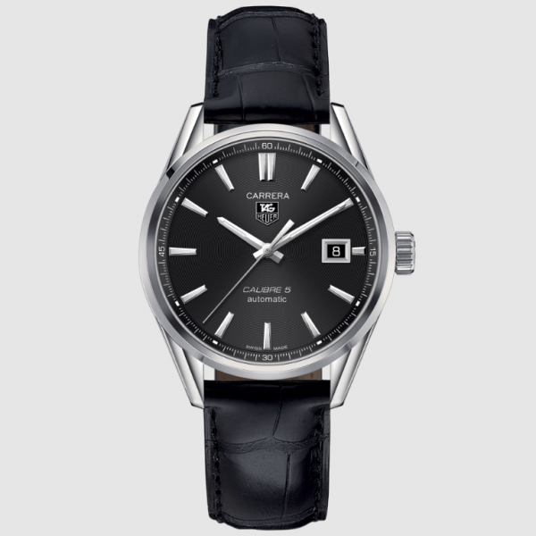 블링크,태그호이어 TAG Heuer 까레라 데이데이트 블랙 오토메틱 가죽밴드 WAR211A.FC6180