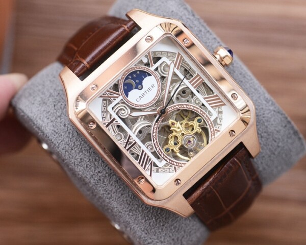 위핑,까르띠에 Cartier 로고 스타일리시한 디자인 트렌드 워치